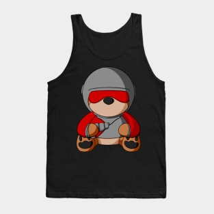 Sci Fi Astronaut Teddy Bear Tank Top